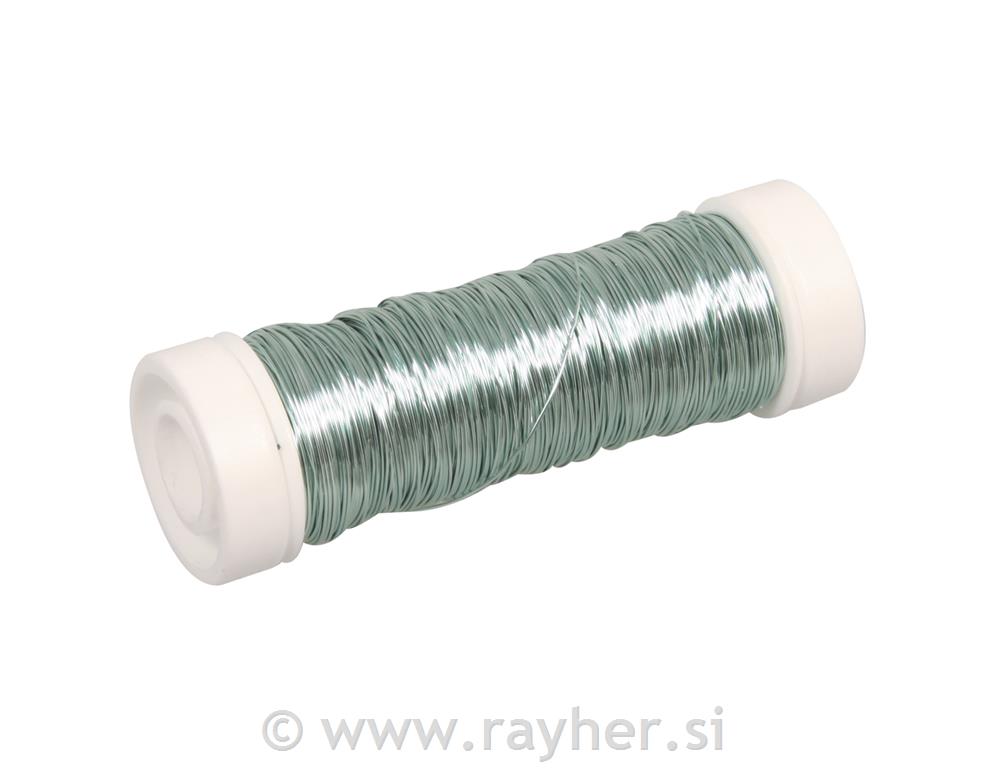 Filo metallico per bigiotteria0,30 mm o, rotolo 50 mcrema 