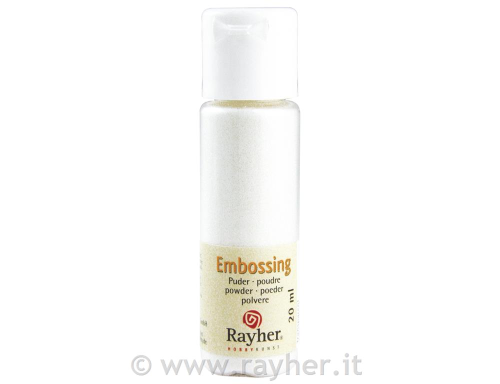 Polvere embossing20 ml bottigliettacristallo, trasparente