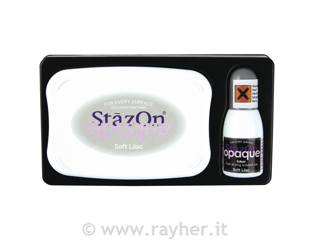 Set-StazOn OpaqueTampone p. timbri + inchiostrolavanda