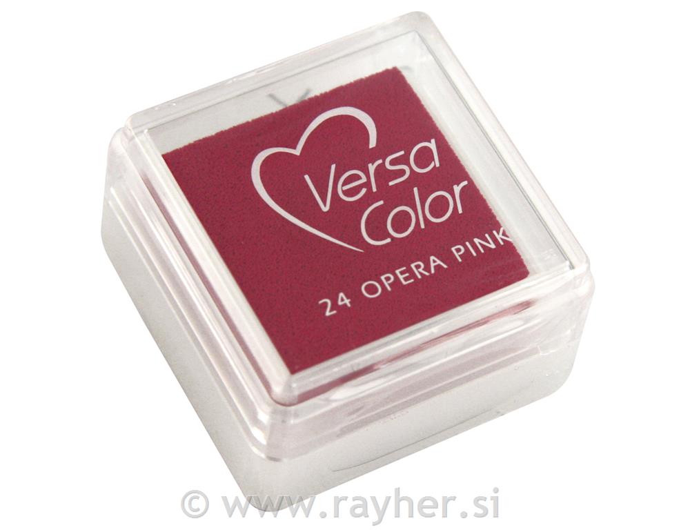 Tampone "Versacolor"superficie timbro 2,5x2,5 cmfuxia