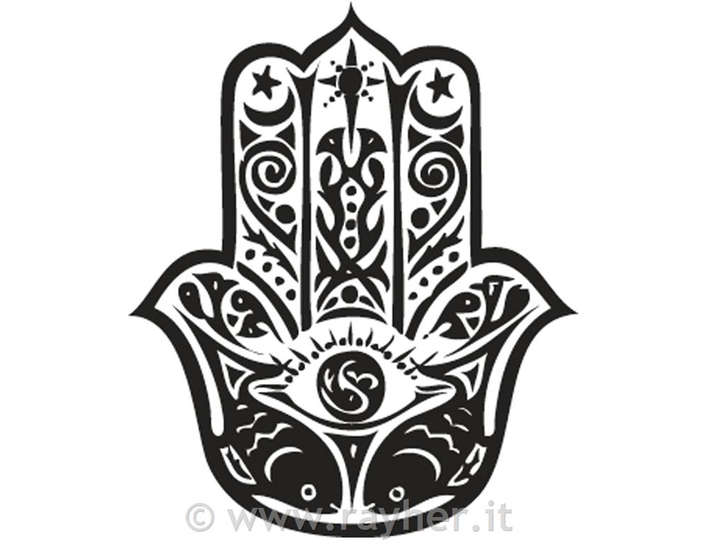 Timbro "Hamsa Hand", 3cm o