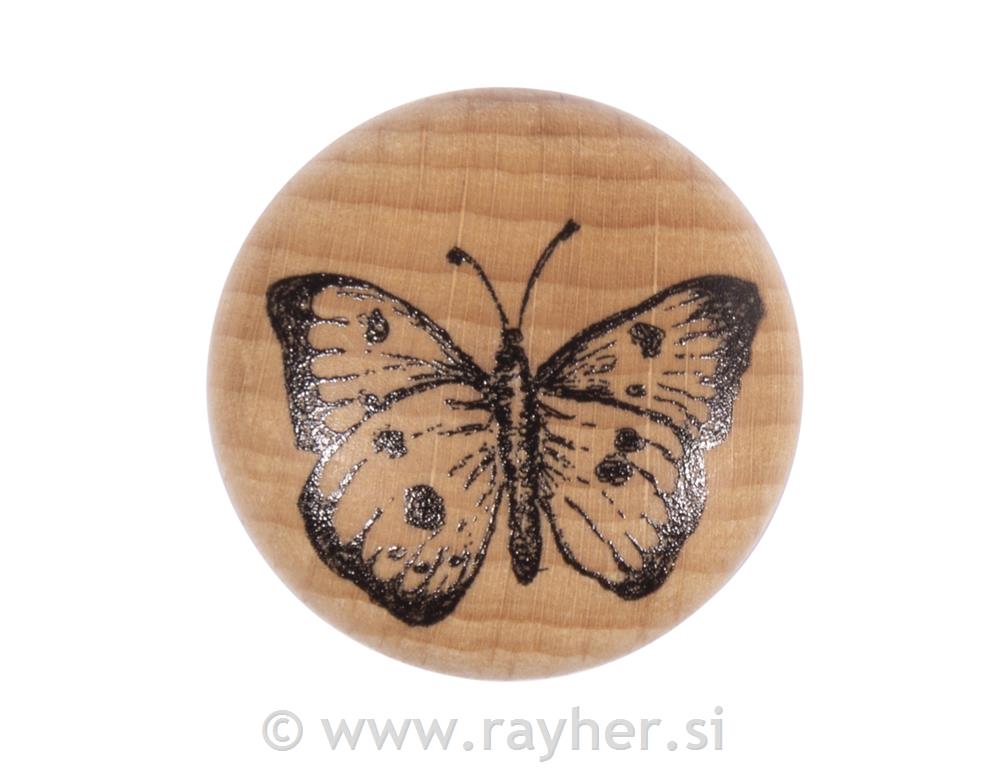 Stamp Butterfly, 3cm o