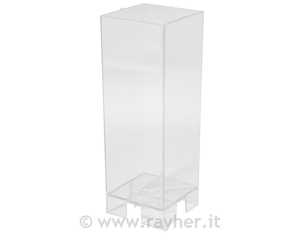 Rayher stampo per candela cilindrico, piatto, 10cm, 5cm ø, con stoppino e  ago, per colare candele fai da te, 3117100