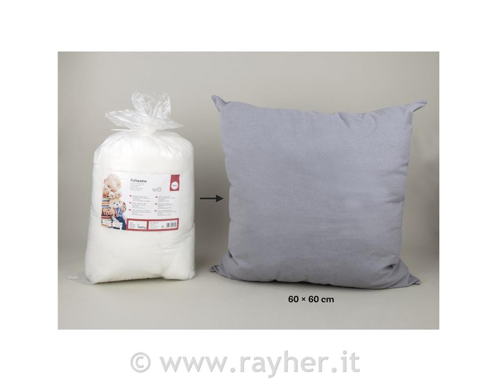 Ovatta d'imbottitura, altamente soffice,busta 1kg