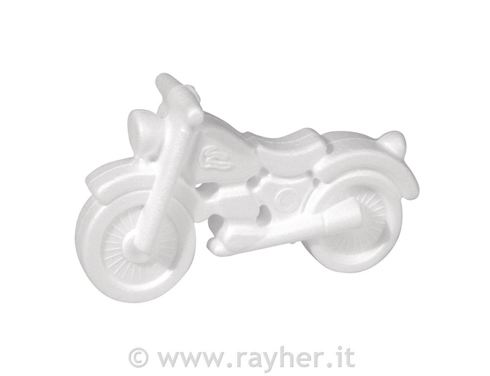 Styrofoam-Motorbike, 17x10,5 cm