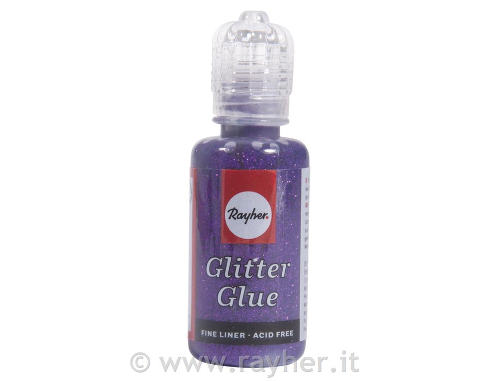 Glitter-Glue metallicoflacone 20 mlviola porpore