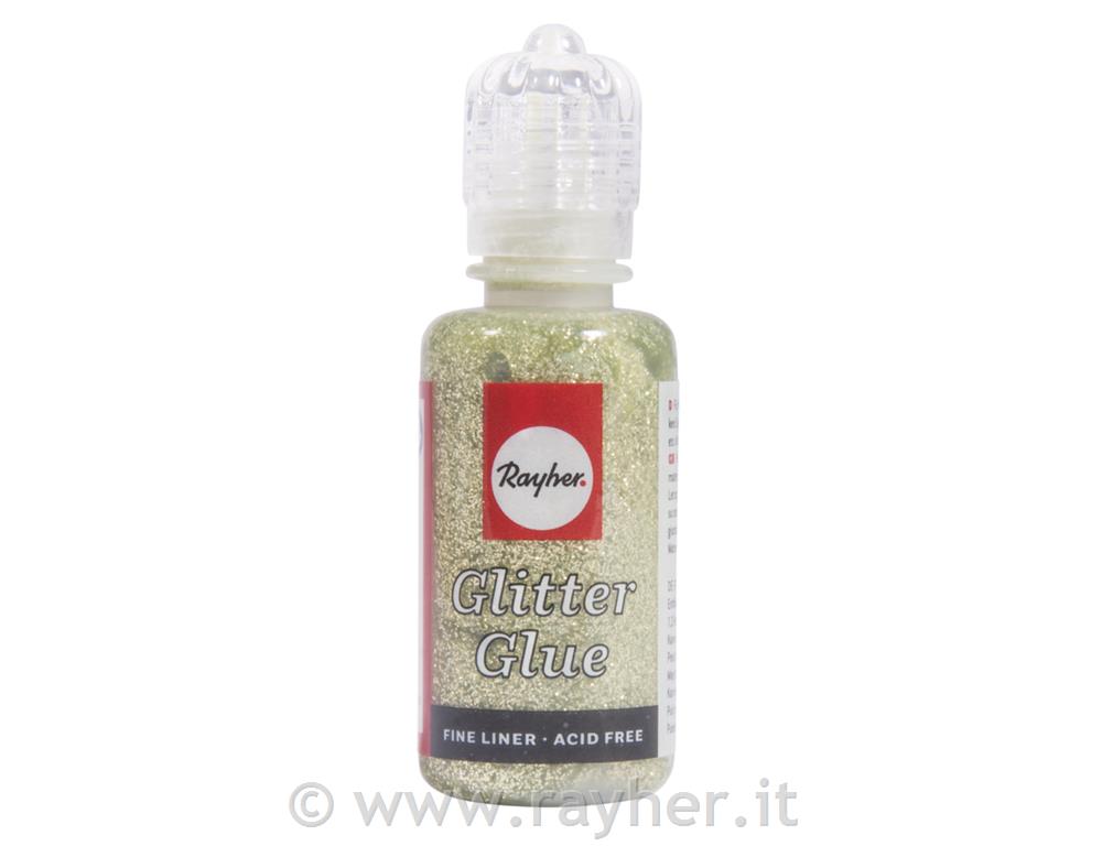 Glitter-Glue metallicoflacone 20 mlverde tiglio