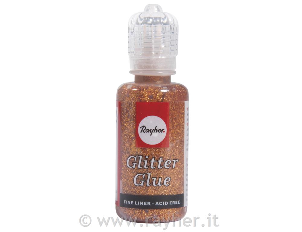 Glitter-Glue metallicoflacone 20 mlrame brillante