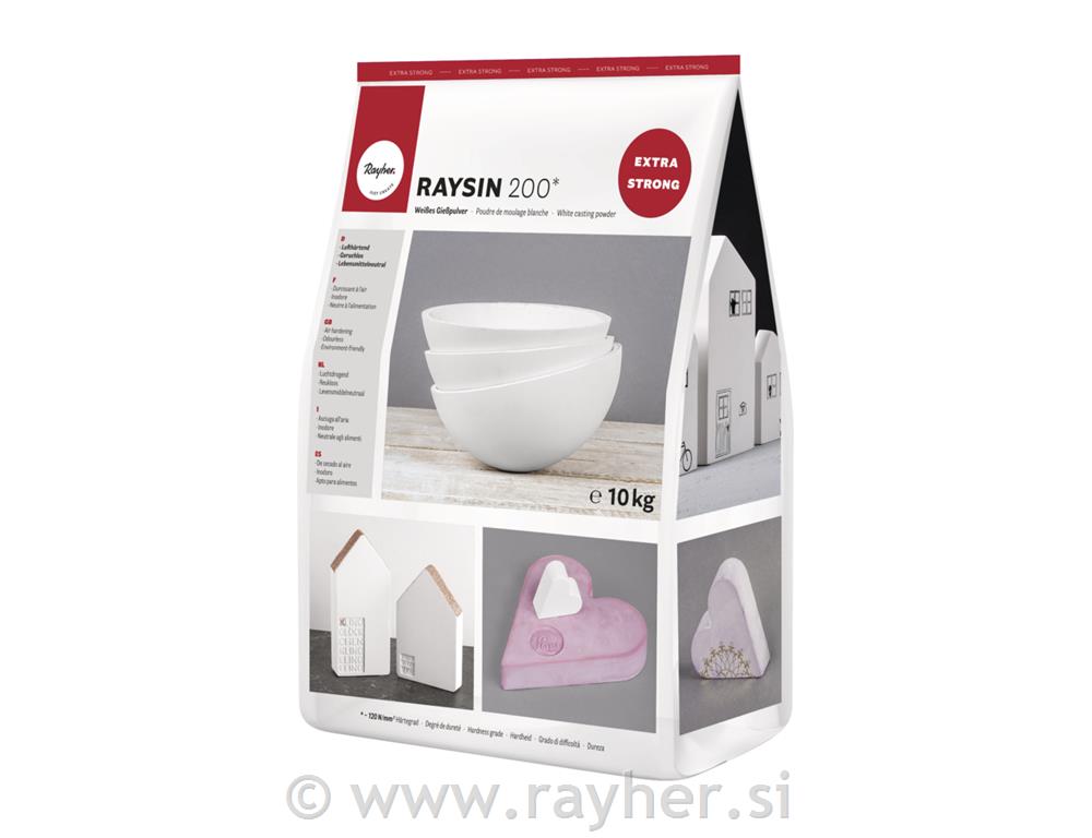 Polvere colata "Raysin" 200, bianco, busta 10kg