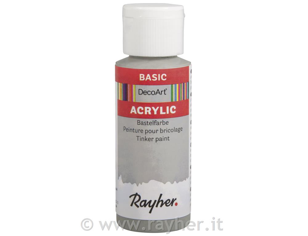 Acrylic tinker paint, light grey, bottle