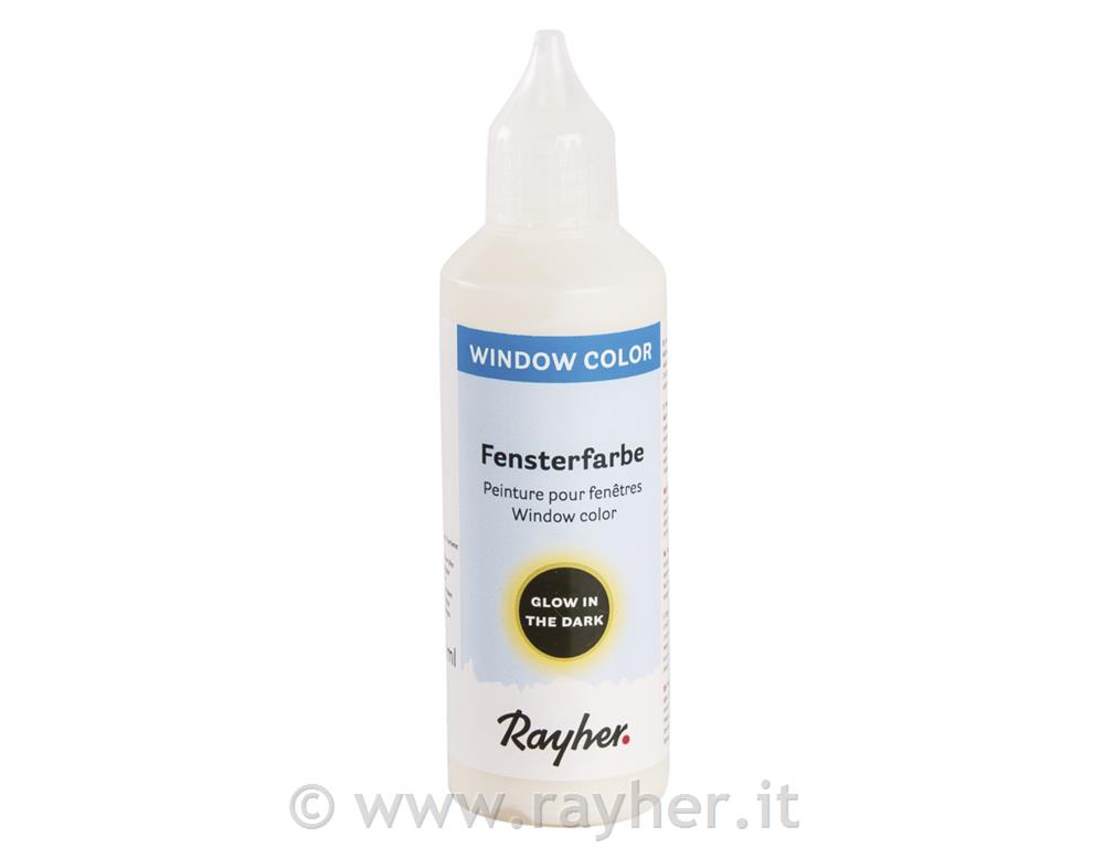 Window-Color "easy paint", fosforesc.flacone 80 ml