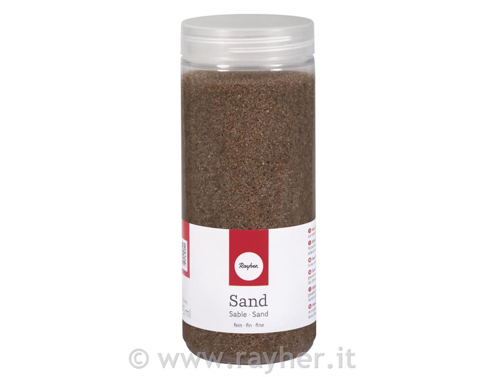 Sabbia, fine0,1-0,5mm, barattolo 475mlmocca