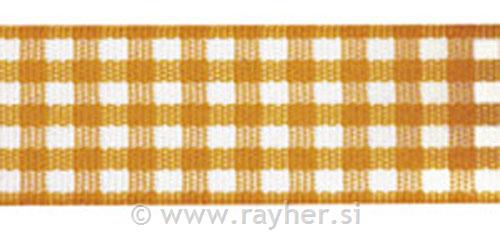 Decorative ribbon: Farmer squares, orang