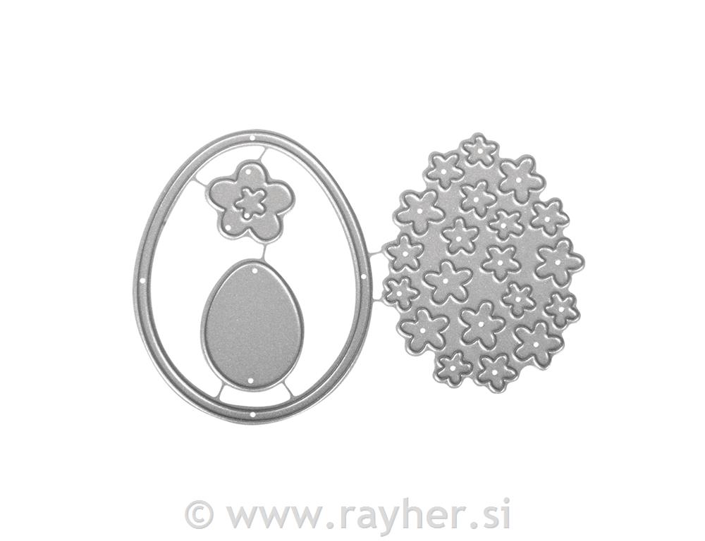 Fustelle Rayher.: Blooming Eggbus.blis. 4 pz1,1-5,6cm