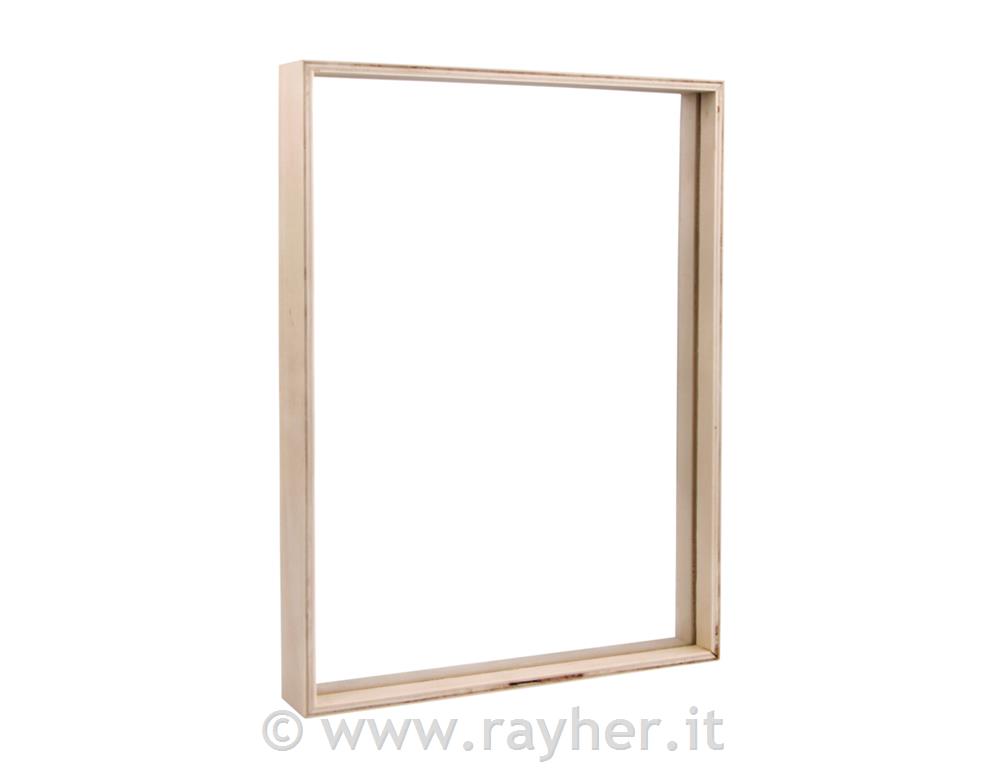 Rayher Kit di costruzione in legno Cornice 3D Motivo Foresta, 20 × 30 ×  6,6 cm