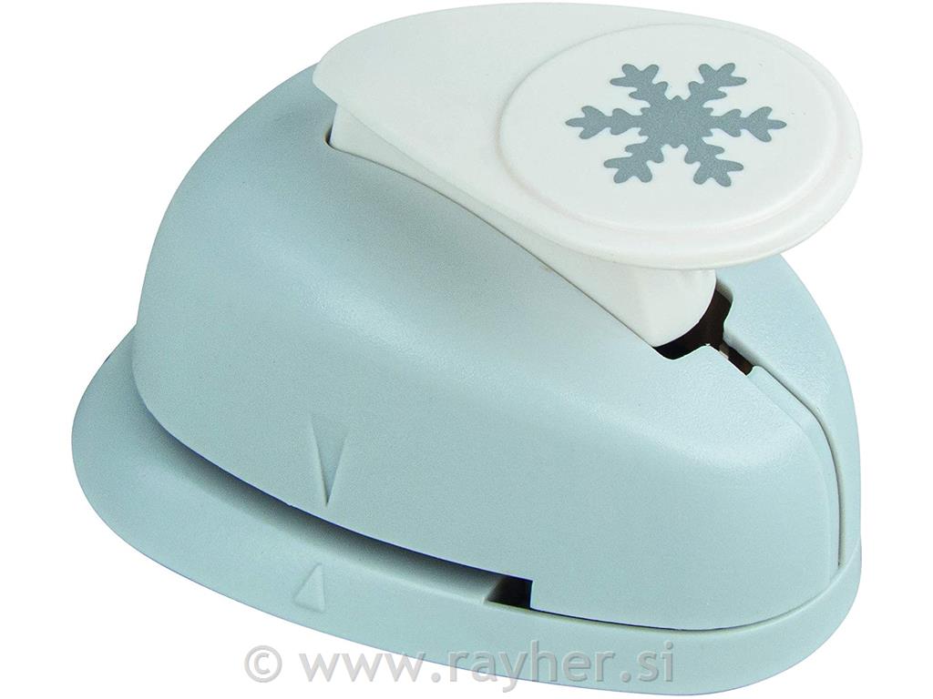 Perforatore: fiocco di neve, 1,6cm o(5/8"), bus.blister 1pz