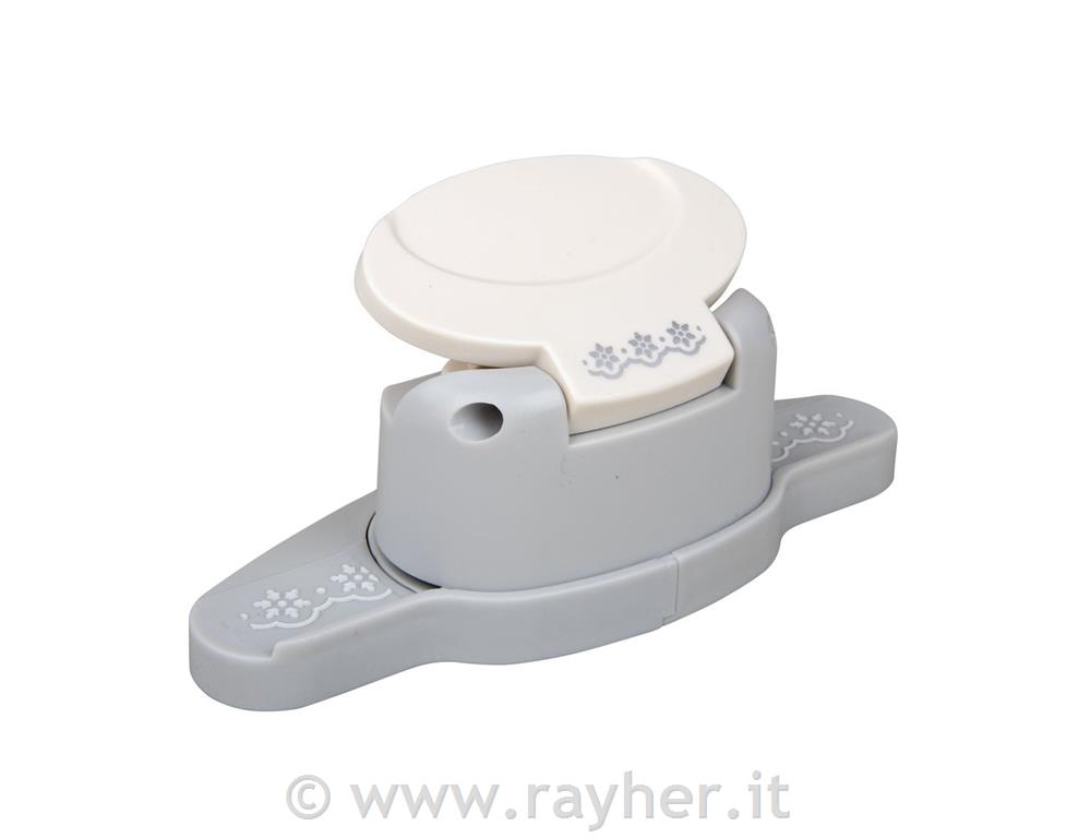 Rayher Perforatore a motivo Rotondo con bordo decorativo