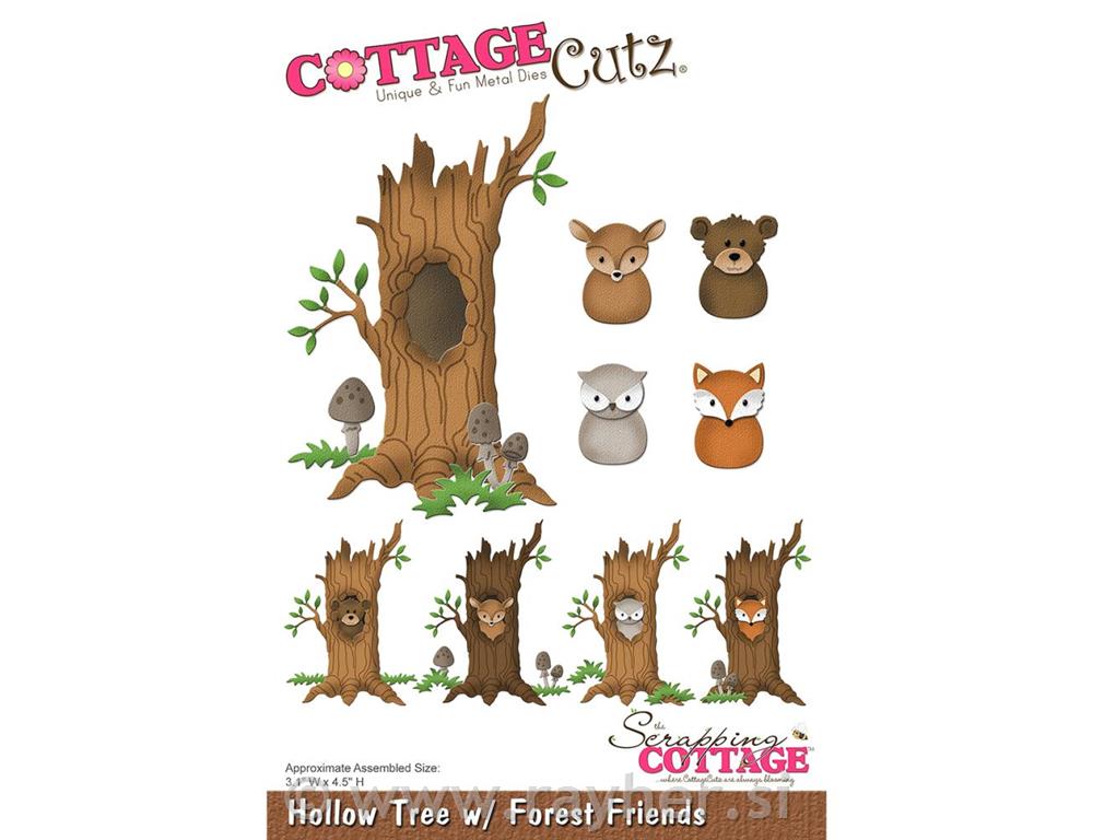 Fustella CottageCutz, Hollow tree&Forest