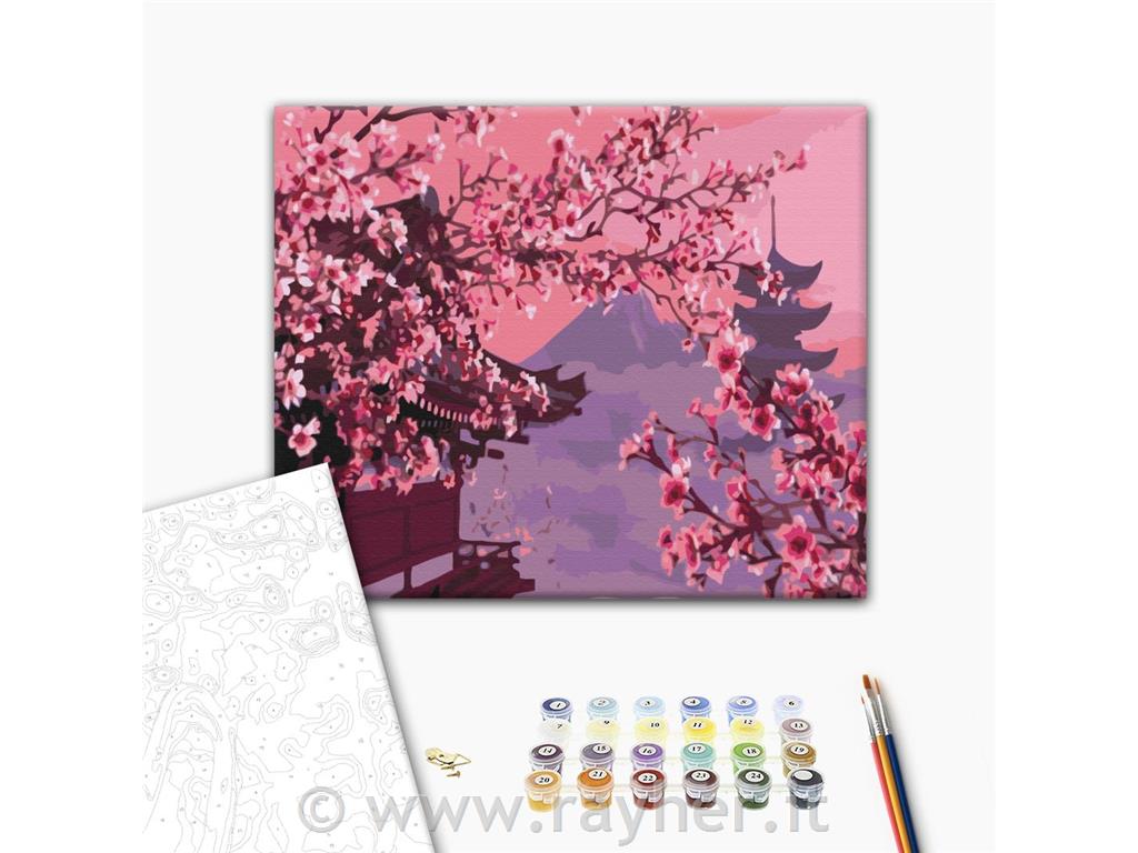 Dipingere con i numeri; Sakura in Giappone