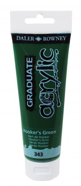 Graduate colore acrilico 120 mlVerde di Hooker 