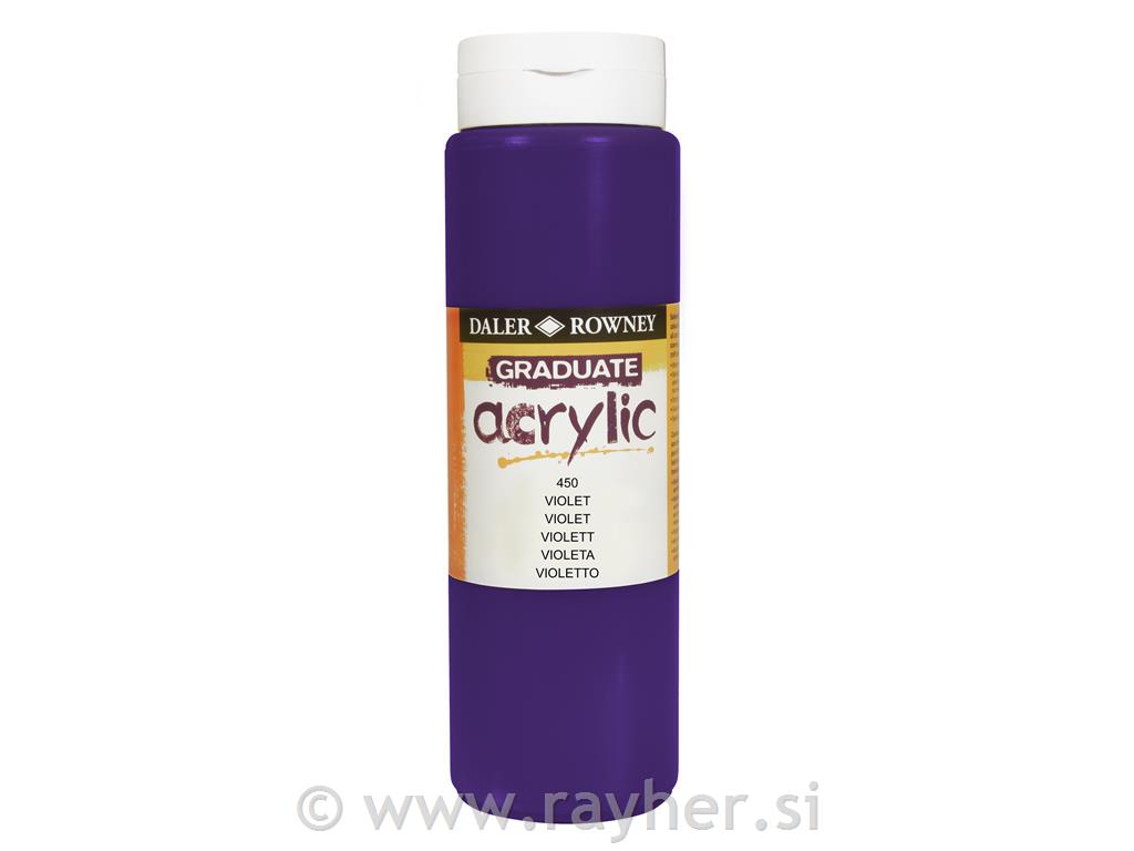 Graduate colore acrilico 500 mlViolet