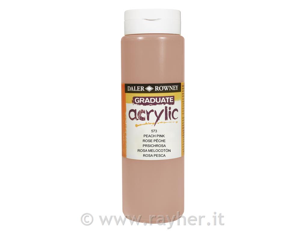 Graduate colore acrilico 500 mlPeach Pink