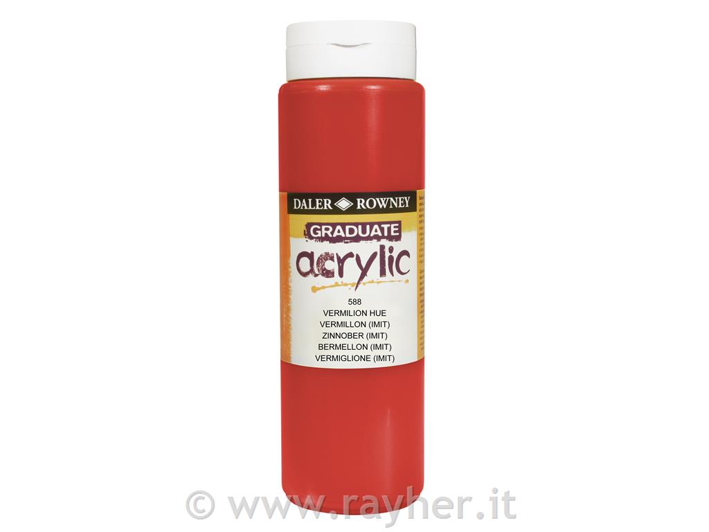 Graduate colore acrilico 500 mlVermilion Hue