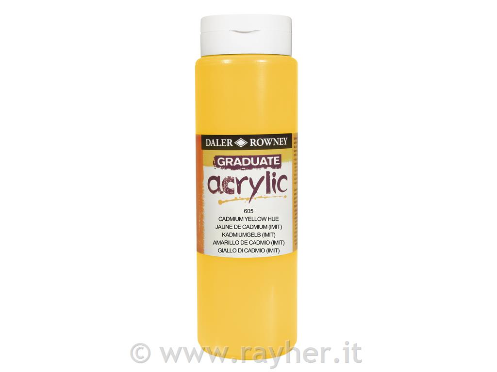 Graduate colore acrilico 500 mlCadmium Yellow Hue