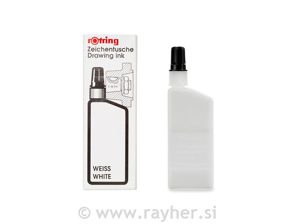 Inchiostro Rotring Isograph 23 ml bianco