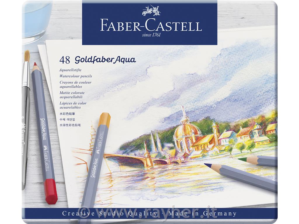 Matite acquarello Goldfaber Aqua set 48