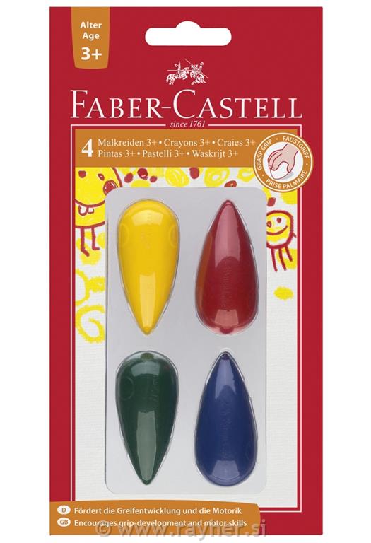 Pastelli di cera Faber Castell 4/1