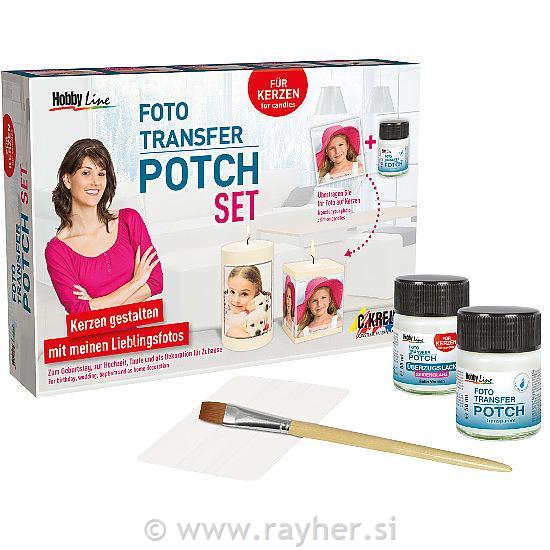 Foto Transfer Potch kit per candele