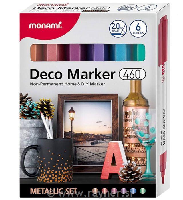 Marker acrilici set 6, Metallic