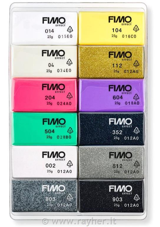 FIMO Effect Colour set, 12x25g