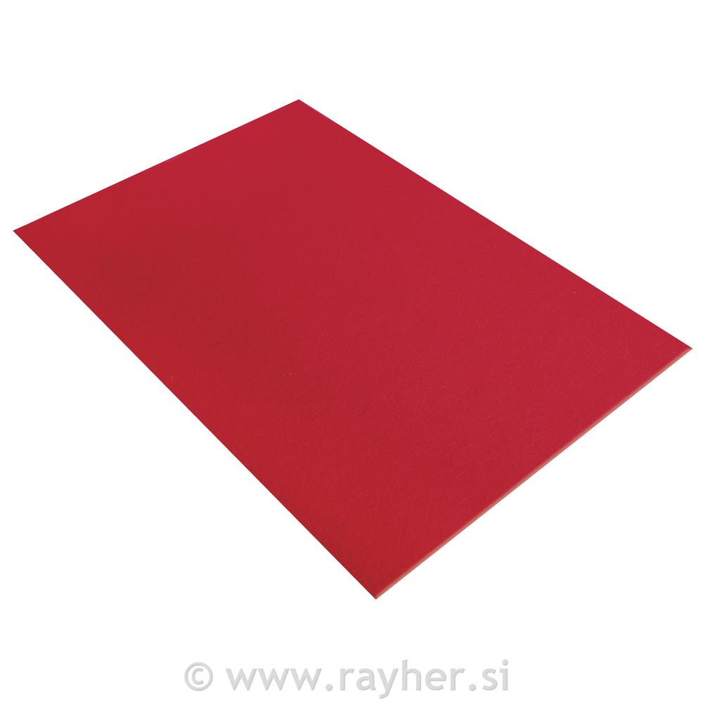 Rayher Tessuto in feltro Rosso Chiaro