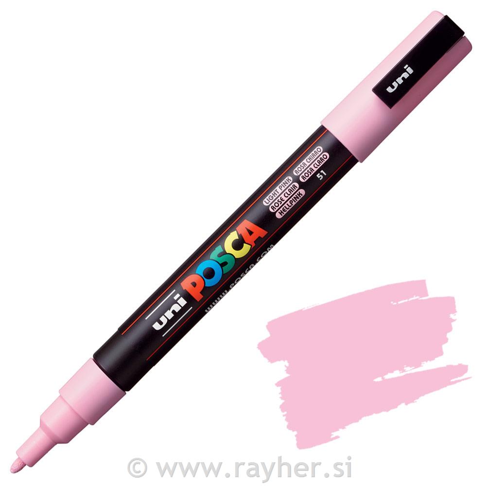 Uni POSCA marker; p.tonda 0,9-1,3 mm; light pink